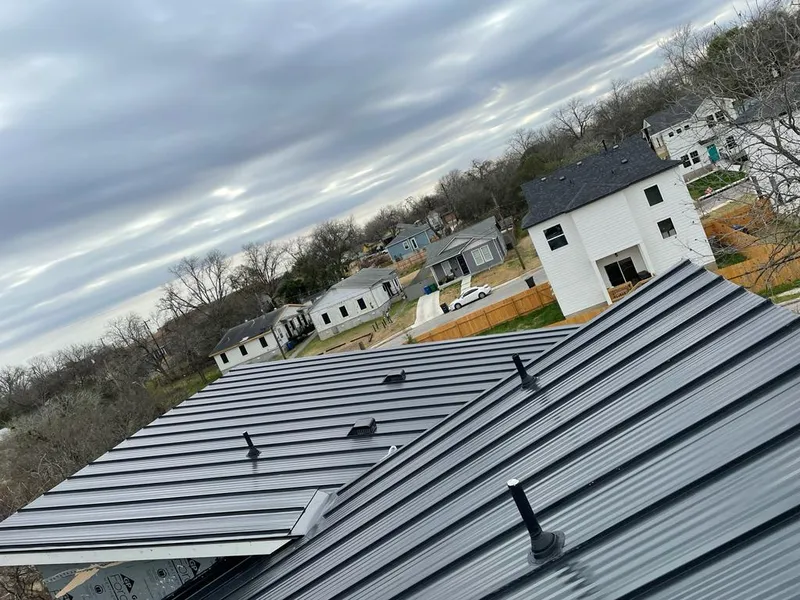 Standing seam metal roof panels with vents for Skylight Repair in Casper